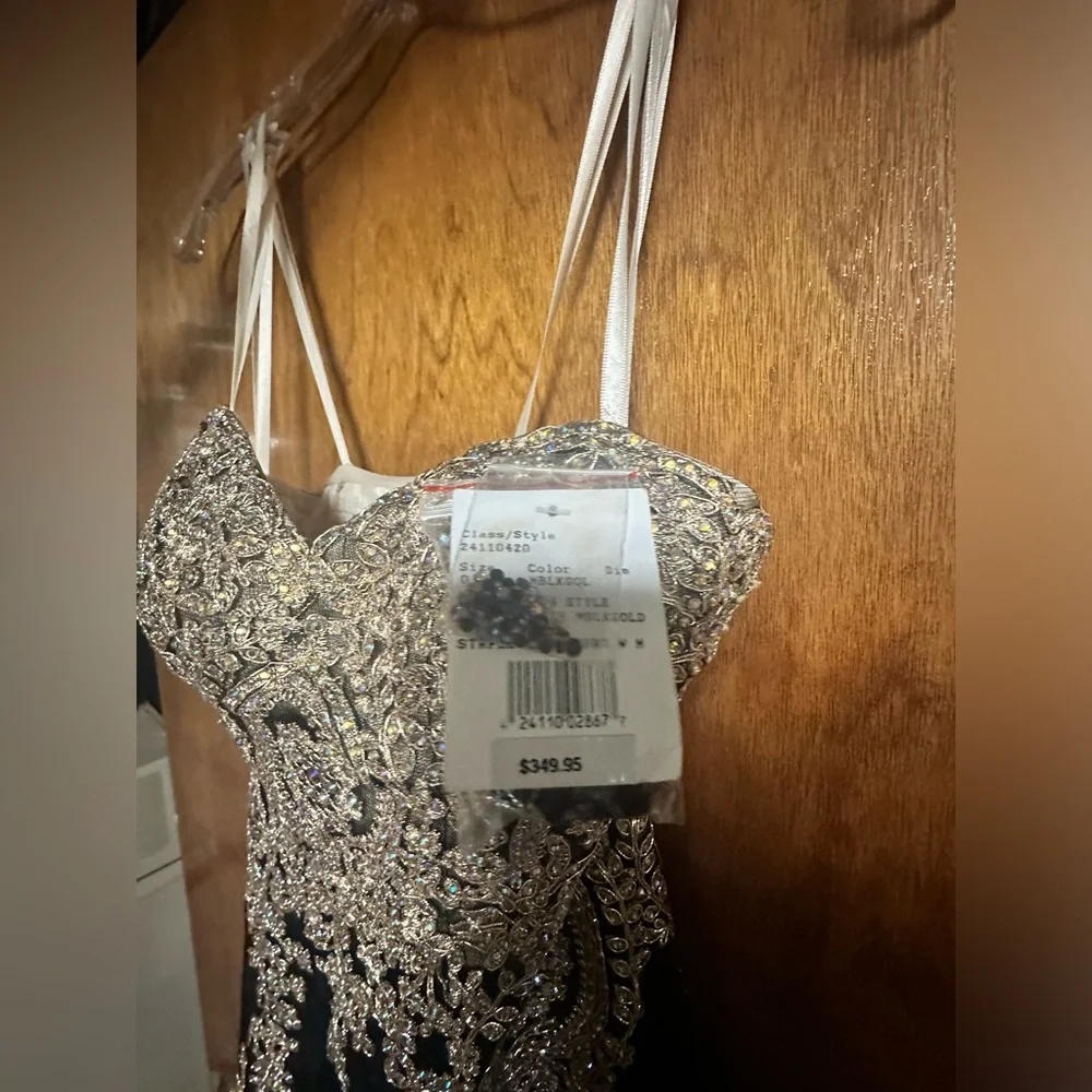 David’s Bridal Night Studio Embroidered Mermaid Gown Size 0 New wt Tags! - Picture 11 of 12